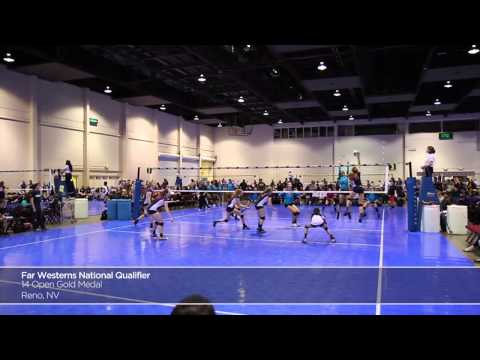 USAV 14 Open Nationals Highlights - Encore 14 Navy 2013