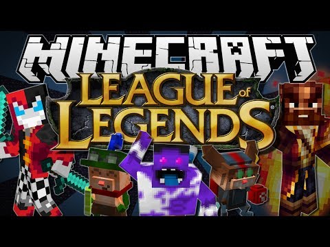 Minecraft | LEAGUE OF LEGENDS! (Champions, Weapons, Magic & More!) | Mod Showcase