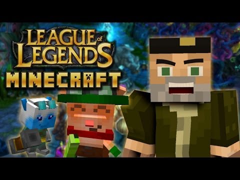 LEAGUE OF LEGENDS MOD | MINECRAFT LOL MOD REVIEW