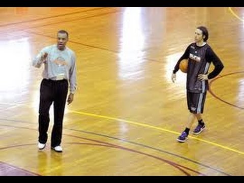 Steve Nash dunk in practice (For Real)