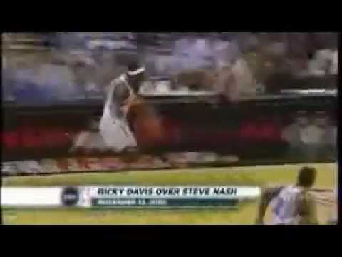 Ricky Davis Jumps Over Steve Nash For The Huge Dunk