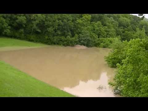 Sharonville retention dam