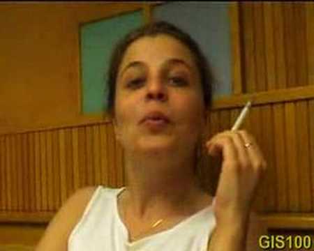 3 girls in public restaurant smoking gis100