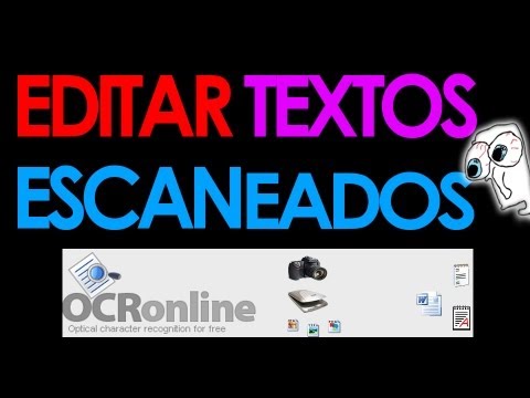 ► Qué es OCR y como editar textos escaneados