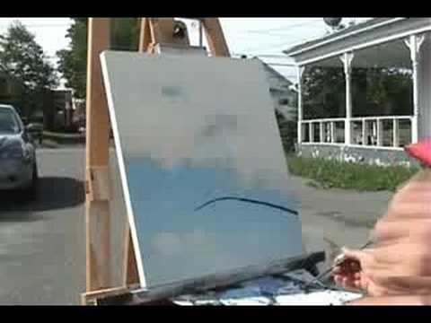 Time Lapse Speed Painting Abstract Landscape art by Gagnon