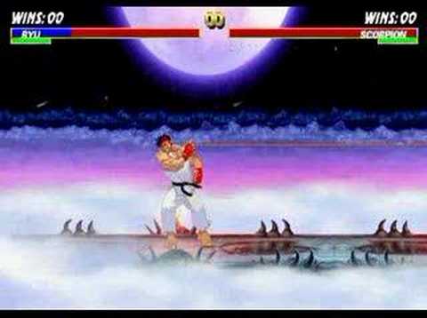 ryu vs scorpion