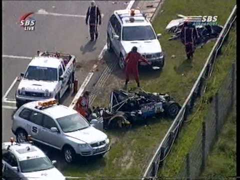 DUTCH Zandvoort 2004 Peter Dumbreck MEGA Crash - DTM Live commentary