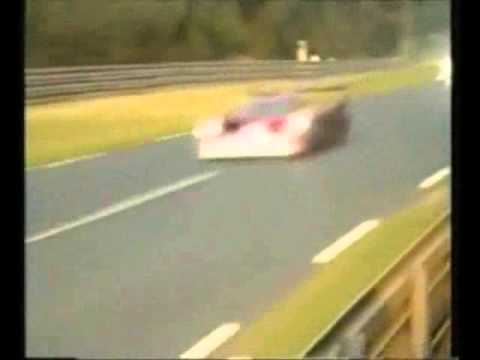 Mercedes CLR-GT1 Peter Dumbreck flip and crash Le Mans 99`