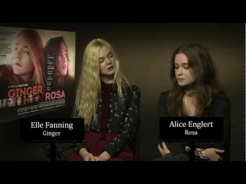 Elle Fanning and Alice Englert Interview - Ginger and Rosa