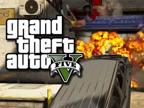 GTA 5 Online - Invisible Speedy!  (GTA 5 Funny Moments and Glitches!)