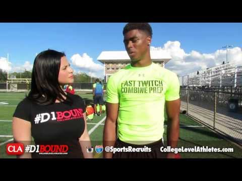 Damon Arnette: 2015 DB (St. Thomas Aquinas) SFE Practice Interview - CollegeLevelAthletes.com