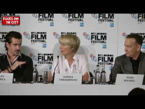 Saving Mr Banks Interviews - Tom Hanks, Emma Thompson, Colin Farrell, Ruth Wilson, John Lee Hancock