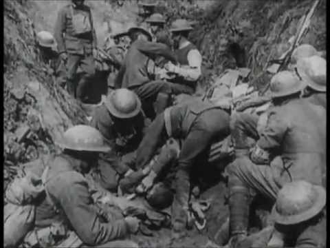 First World War - Battle of the Somme and experiences of trench warfare