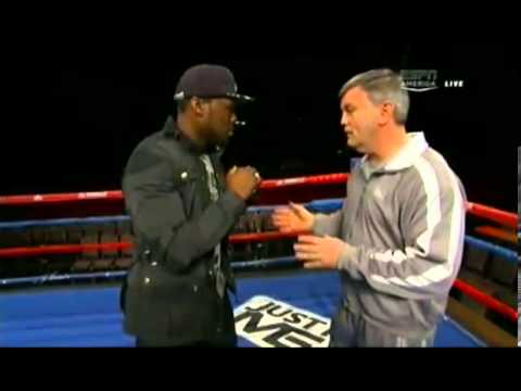 ESPN - Teddy Atlas teaches 50 cent Boxing