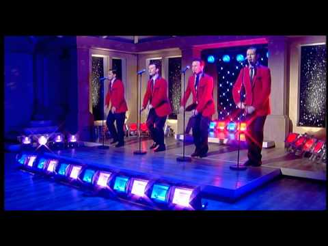 The 'Jersey Boys' perform a medley of their songs live on QVC!