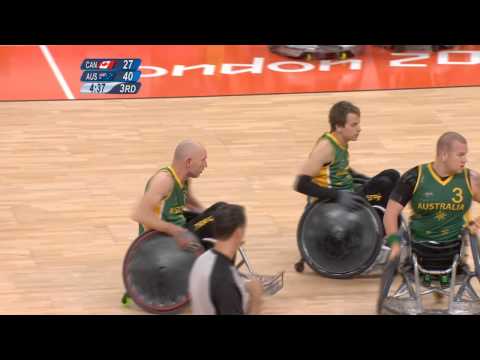 Wheelchair rugby - Australia v Canada - gold medal game - London 2012 Paralympics