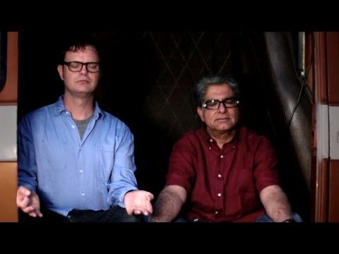 Rainn gets deep with Deepak (and then sits on him) - Metaphysical Milkshake