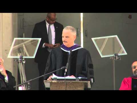 U.S. Attorney General Eric Holder speaks at Berkeley Law Commencement 2013