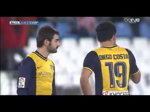 Almeria vs Atletico Madrid 2-0 liga bbva Resumen de todos los goles HD 8/2/2014