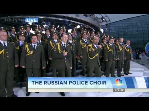 Russian Police Choir - Get Lucky - Today Show 2-10-14