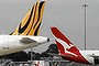 Near-miss: Qantas and Tiger came withing 25km of each other over NSW.