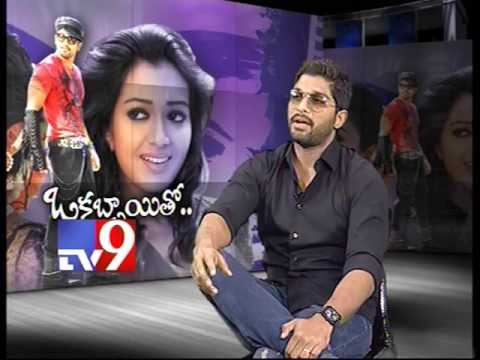 Allu Arjun on Iddarammayilatho - Tv9 exclusive - Part 1