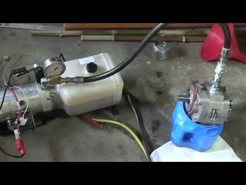 New Hydraulic Pump + Hydraulic Gear Motor Teardown