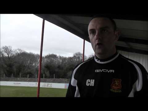 Chris Hughes reaction to Welsh Cup defeat against Holywell Town.