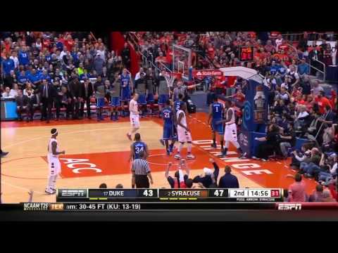 #17 Duke vs #2 Syracuse 02/01/14 (Full Game)