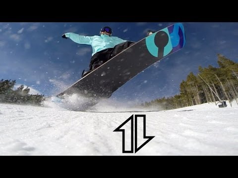 Snowboarding in Slow Motion: 180 rolls