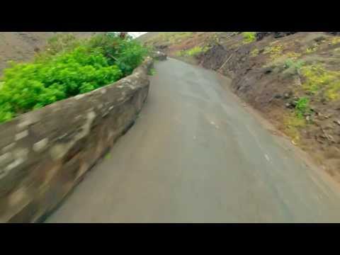 Motorcycle ride on St. Helena island South Atlantic