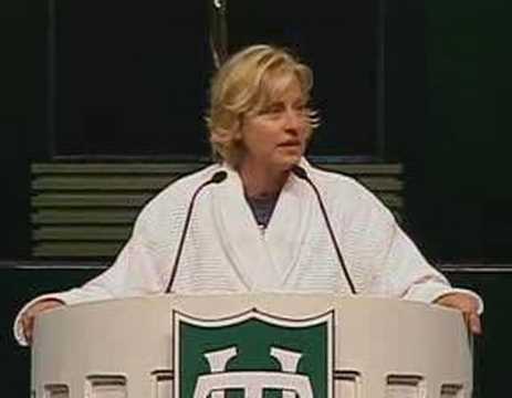 Ellen DeGeneres at Tulane's 2006 Commencement