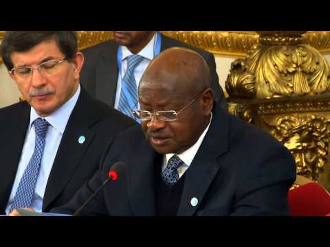 Somalia Conference - President of Uganda Yoweri Museveni