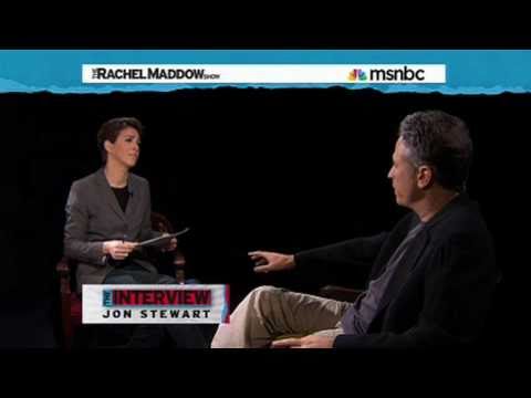 Rachel Maddow Interviews Jon Stewart (Part 1/4)