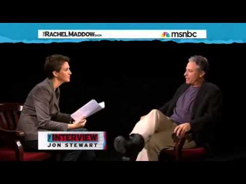 Rachel Maddow Interviews Jon Stewart (Full footage)