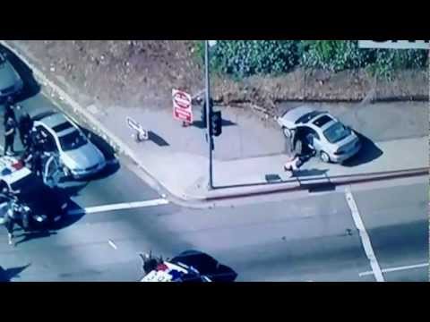 *Graphic* LAPD cops gun down man in Burbank, CA