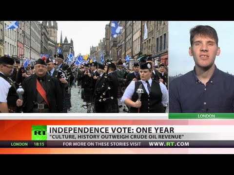 Divided Kingdom: Scots tout oil-rich future, march for independence