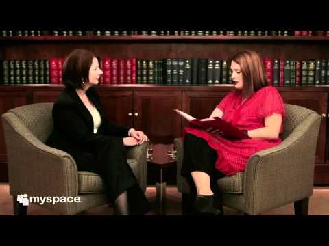 Myspace Presents - Prime Minister Julia Gillard Interview