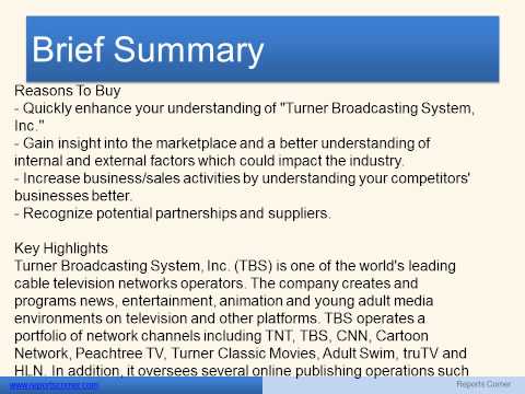 Turner Broadcasting System, Inc    Technology and Communications   - Reports Corner