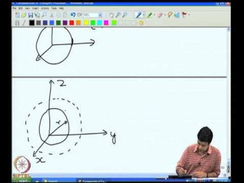 Mod-04 Lec-23 Unidirectional Transport Spherical Coordinates - I Balance Equation