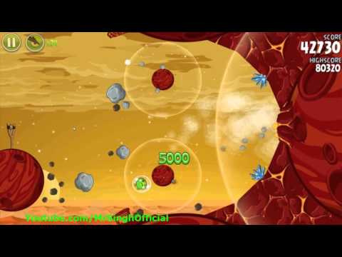 Angry Birds Space Red Planet Level 5-8 3Stars Walkthrough Highscore Angry Birds Space Red Planet 5-8