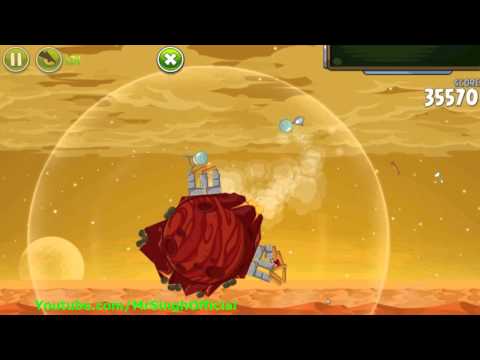 Angry Birds Space Red Planet Level 5-2 3Stars Walkthrough Highscore Angry Birds Space Red Planet 5-2