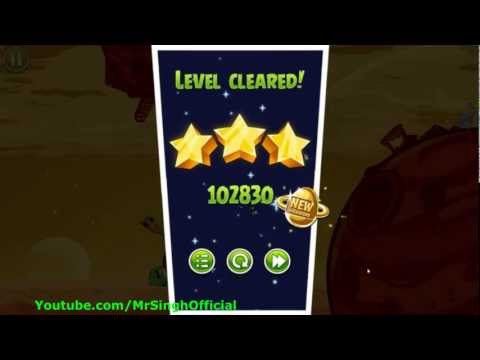 Angry Birds Space Red Planet Level 5-7 3Stars Walkthrough Highscore Angry Birds Space Red Planet 5-7