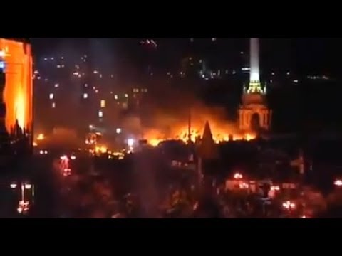 Kiev Ukraine Protest 2014 LIVE Explosions | Protesters Clashes With Police |  14 People Dead