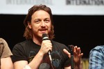 James McAvoy speaking at the 2013 San Diego Comic Con International, for "X-Men: Days of Future Past", at the San Diego Convention Center in San Diego, California.