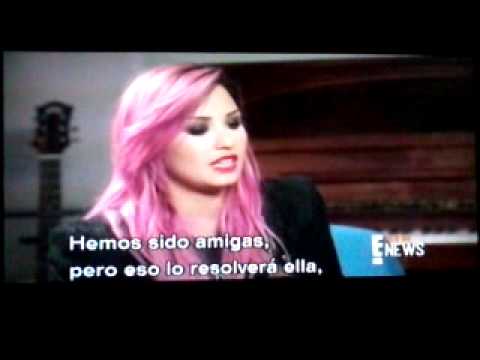 Demi Lovato Y Nick Jonas en E! news (Subtitulado) 1 Parte