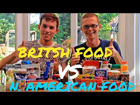 AMERICAN VS. BRITISH FOOD CHALLENGE | RyanThomasWoods