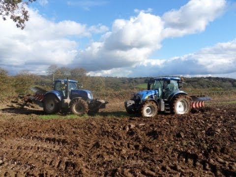 labour et semis avec 3 tracteurs !!!