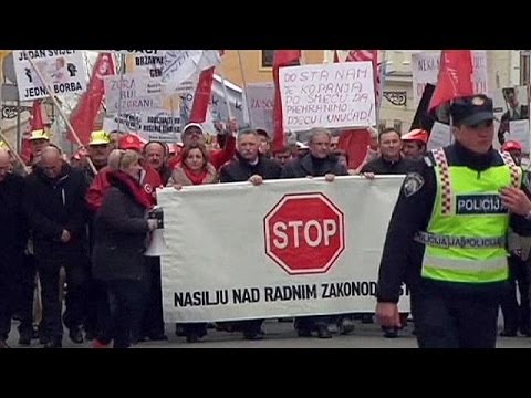 Croatia: protest held over labour law changes