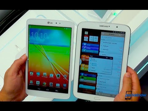 LG G Pad 8.3 vs Galaxy Note 8.0 (IFA 2013 Hands-On)